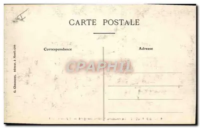 Montluçon — Nowy Teatr otwarty 17 stycznia 1914 — G. Chaumont, wydawca — Rewers