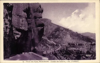 Rodovia das Alpes, NICE-DIGNE - Cachoeira dos scafarels, 2 km de ANNOT — ROSIN