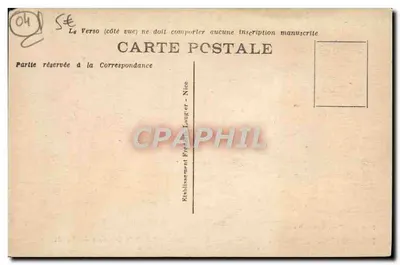 Annot (B.-A.) — Entrada subterrânea da Câmara do Rei — Editor Laugier, Nice, n° 723 — Verso