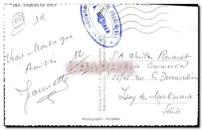 Góry Couf — widok na tunel — Wydawnictwo SEPT. - 2, rue Alexis-Mosca - Nice — Rewers
