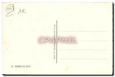 Gorges do Loup — Viaduto com arcos — Editor C. Cavalier, n°21 — Verso
