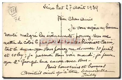 सीन-पोर्ट (S.-et-M.) — सीन के तट मोर्सांग की ओर — एडिशन बिग्नॉन — पीछे