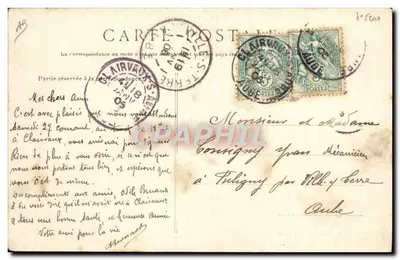 Clairvaux (Aube) — Casa Central — A Casa de Militares — It-Raîne, foto. Bar-sur-Aube — Verso