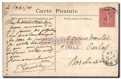 Istituto penitenziario per ragazze — Editore R. Gaillainimal, Parigi — numero di serie non visibile — Verso