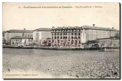 Estabelecimento Penal de Fresnes — Vista Geral das 3 Divisões — Coleção Carpentier