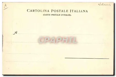 Vesúvio. Explosão no Atrio do Cavalo — E. Ragozino edit. Galleria Umberto Napoli, n° 4019 — Verso
