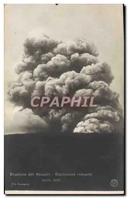 Eruption do Vésuve — Explosão roteante — Fot. Fumagalli