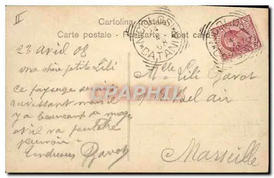 ETNA - Wewnętrzna część kruku — Wyd. M. Vittu, n° 4789 — Rewers