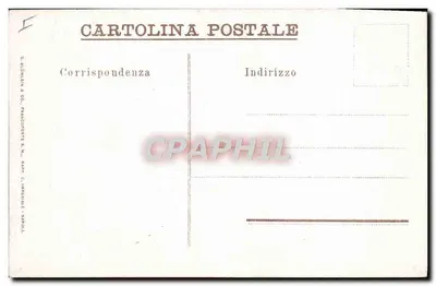 Erypcja Wulkanu — kwiecień 1906 — G. Rildalen & Co. Francorotte, Neapol — Rewers