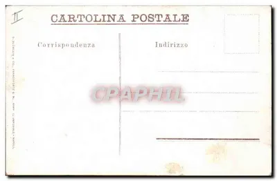 Napoli - Wulkan Wезувiusz w erupcji - Kwiecień 1906 - wydawnictwo G. D'Urbina & Cie, Neapol — Rewers