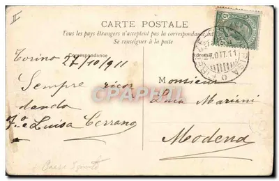 Bilhete postal antigo Fazenda de Tracy Queijo — Verso