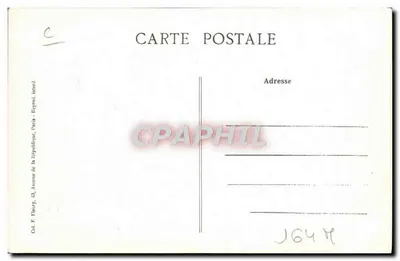 Automotriz tipo T E — servicio periférico — F.F. Paris — Reverso