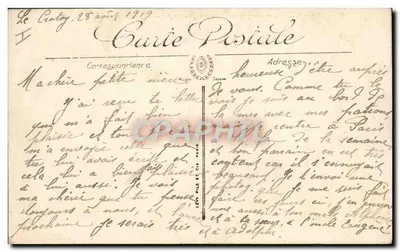 Le Crotoy — Barcos de Pesca em Tempestade — LL, n° 1018 — Verso