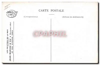 Navio a vela — costas holandesas — L. Royan, Série 10, No. 1 — Verso