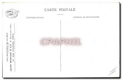 Vista marítima de Ostende — Série 2, Número 5 — Editor Jean Marion & Cie, Paris — Verso
