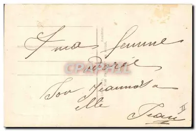 Soldat und Frau — erotische Szene — M. Boulapèce, Nr. 386 — Rückseite