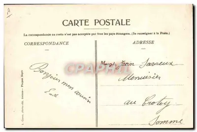 Amiens — Caserne — Cena de Chambrière — Caron, foto-edit., Amiens — Verso