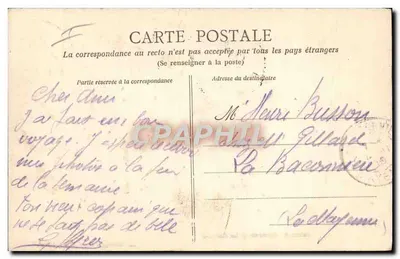 Cena de Quartel — La Cantline — Héliotypie Dugas e Cie, Nantes — Verso
