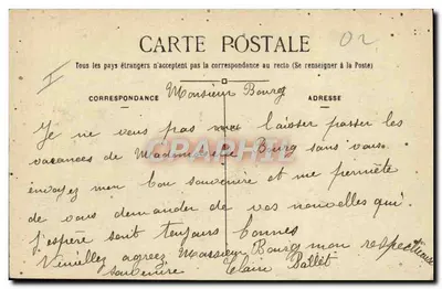 Camp de la Folie — wejście z kamiennym portalem — wydawca Ferdet, wyd. Rucail — Rewers