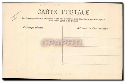 Gevangenen die de Pelote doen — A LA CASERNE — Collectie F. FUBURY — Achterkant