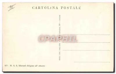 Siluranti dirigem ao ataque — Editor Falzone, n° 577 — Verso