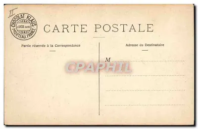 Cuirassé d'escadre à Toulon — CHOCOLAT KLAUS, éditeur — Verso