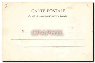 Grandi Manovre - Ancoraggio della Flotta al Crepuscolo — A. Bouscail, editore, Tolone, n° 544 — Verso