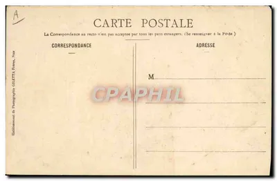 Le Gaulois, encouraçado de esquadra — Toulon — Edição Gilletta, fot., Nice, n° 3204 — Verso