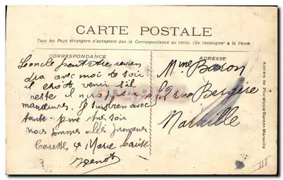 Franse Militaire Marine — De "IÉNA" — Ateliers van Fototipia Guerande Marecile — Achterkant