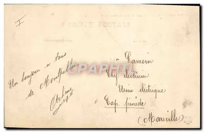 Montpellier - Plac Komedii i Teatr — wydawca nieznany, nr 635 — Rewers