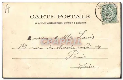 Le Mans — Teatr — Fototypia J Bouveret — Rewers