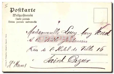 Théâtre municipal — Metz — éditeur E. Grégoire, Metz — Rewers
