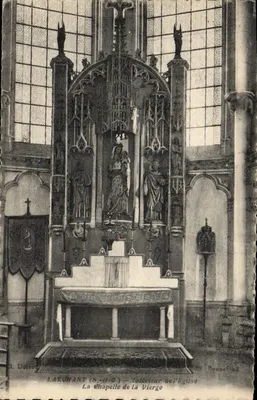 Laromant (S.-et-O) — Intérieur de l'église, La chapelle de la Vierge — Éditeur Bonnefond