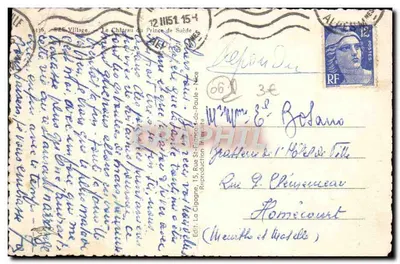 Vila — O Castelo do Príncipe de Subde — Edição La Cigogne, 15, Rua St-Émilion-de-Subde (Meyzieu e Lysolles) — Verso