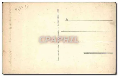 Côte d'Azur — Jardim Florido — R.M. — Série 905 — Verso