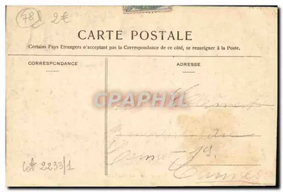 Versailles - Grand Trianon - Carro do Conde de Chambord — Verso