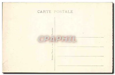 Versailles — Het Grote Trianon en de Tuinen — Uitgave Caset, Versailles — Achterkant