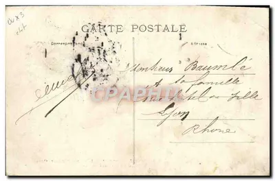 Rodez - Passagem de Bohêmios com seus Ursos nas Proximidades de Rodez — Decorado Malzac, editor, 9 rue Neuve, Rodez (Aveyron) — Verso