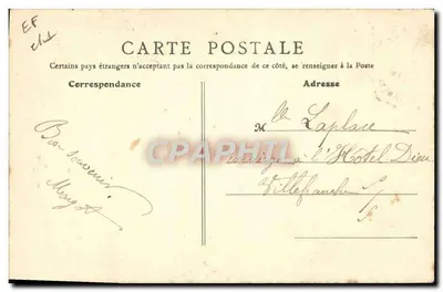 Chazay-d'Azergues (Rhône) — Porta da Cidade sob o Baboin — B. F. PARIS 9 — Verso