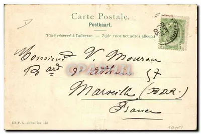 Người bán sữa người Flemish — "Hai người bạn" — Nhà xuất bản V.G., Bruxelles 173 — Mặt sau