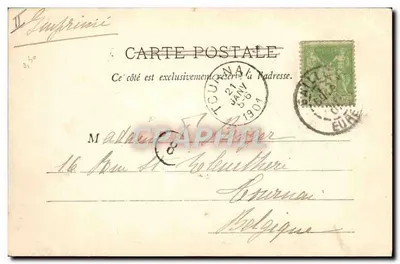 Gaillon - Façade principale de la Maison Centrale — éditeur impr. Gaillon — Verso