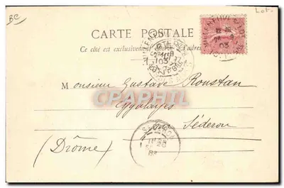 VILLENEUVE-sur-LOT - Colonie Correttiva di Eysses, lato Sud — scatto L. D. (Deposito) — Verso