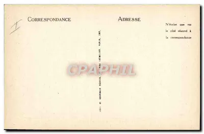 La Conciergerie — Antica cappella detta « Salle des Girondins » — trasformata in museo storico — editore Léon e Républiques Réunies, Parigi — Verso
