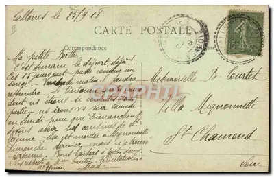Annecy - Palacio de las Antiguas Prisiones y el Canal du Thiou — G. F., París, n° 121 — Reverso