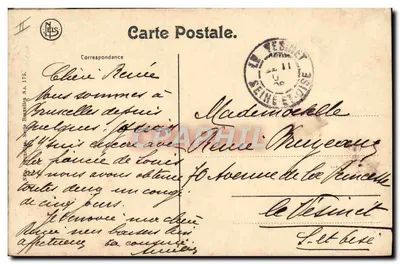 Bruxelas - Prisão de St Gilles — editor NLS, série N°175 — Verso