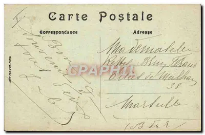 Versailles — Park Petit Trianon — La Laiterie i Dom Królowej — LL — Rewers