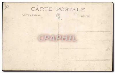 Touro — criador ao lado — carta postal anônima — Verso