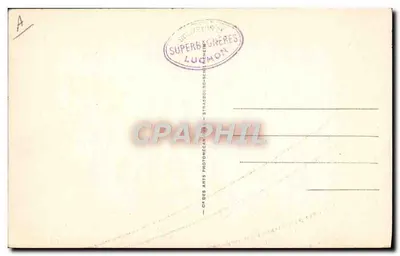 Superbagnères (al. 1800 m.) — Départ d’un Bob — Piste de Bobs — Sports d'Hiver — Verso