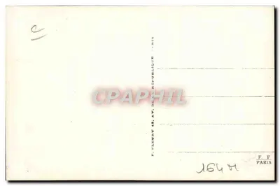 Máquina 034-491 — locomotiva francesa com 3 eixos — F. F. Paris — Verso