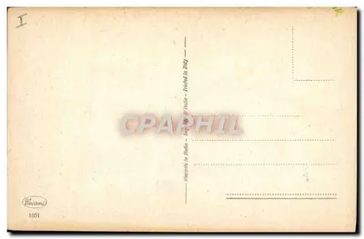 Port rybacki — statki żaglowe — wydawca Cecamé, nr 1051 — Rewers